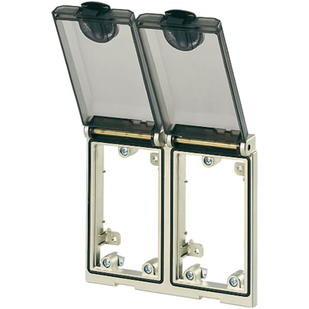 Murrelektronik MODLINK MSDD FRAME DBL METAL, Nickeled/transparent 4000-68223-0000000